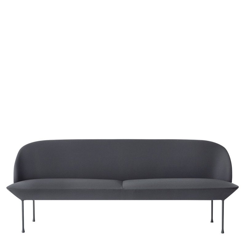 Oslo 3-zits Bank - Muuto Grijs Stof