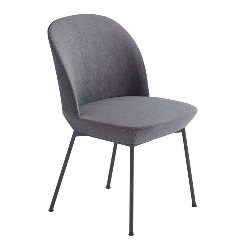 Oslo Eetkamerstoel - Muuto Blauw Stof