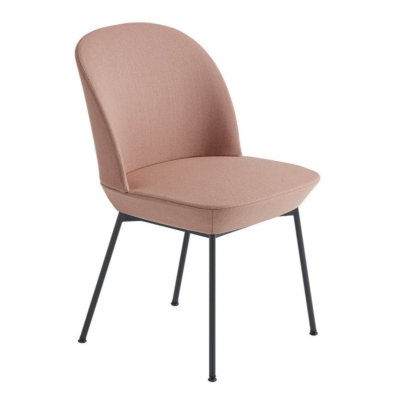 Oslo Eetkamerstoel - Muuto Roze Stof