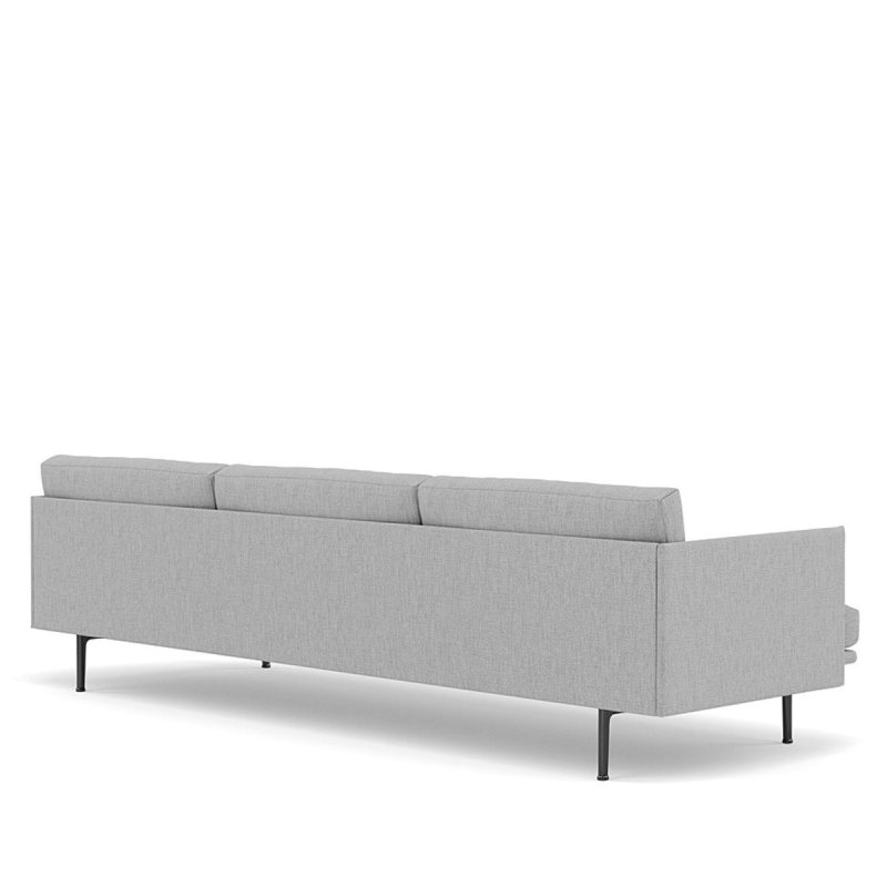 Outline 3,5-zits Bank - Muuto Grijs Stof
