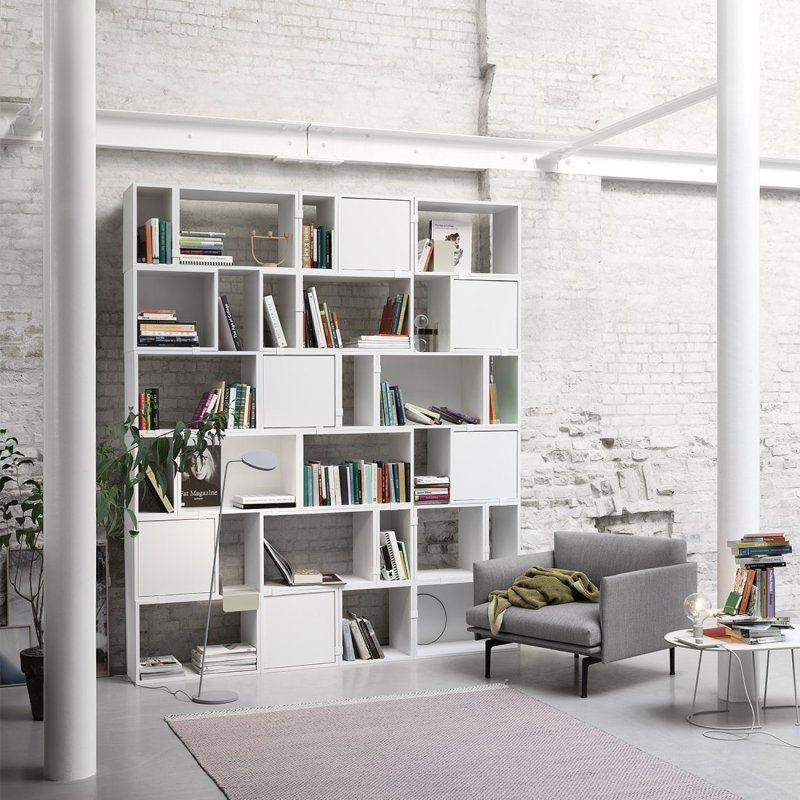 Outline Fauteuil - Muuto Grijs