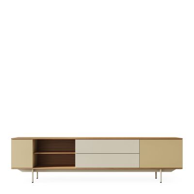 Pastoe - Landscape Dressoir 228 Top Oak Natural - Frame Parchment - Sepia/Parchment/Sepia - b. 228