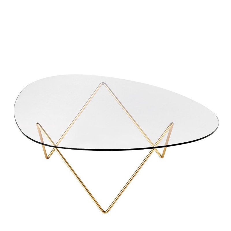 Pedrera Salontafel - Gubi Goud Glas