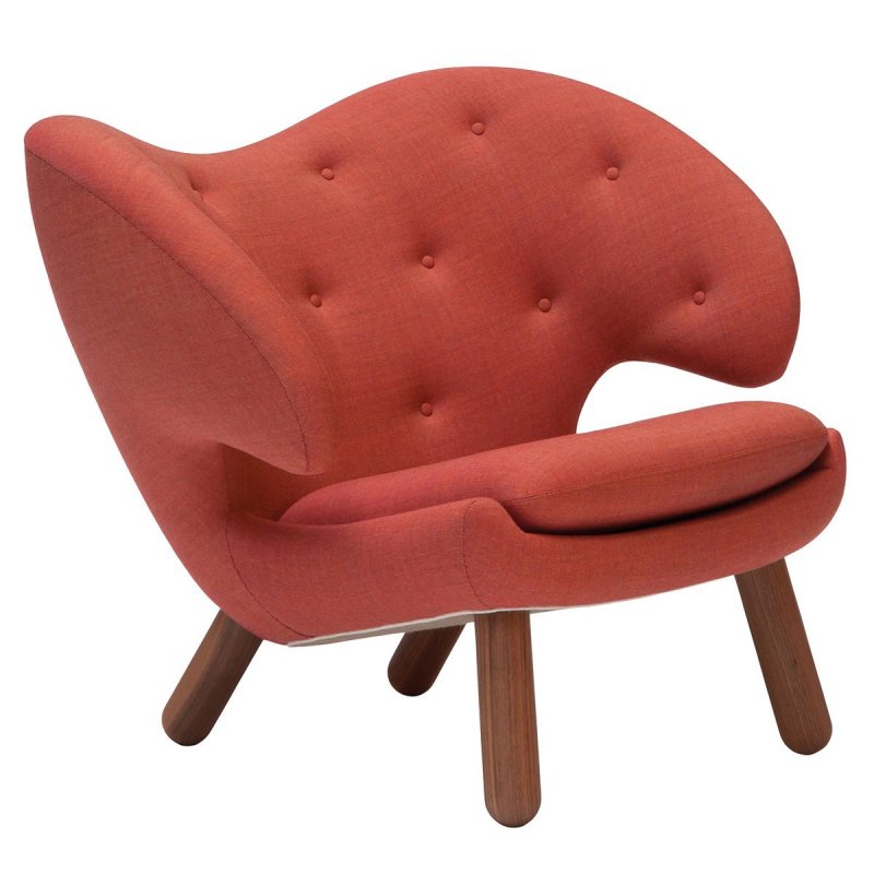 Pelican Fauteuil - House of Finn Juhl Rood Stof