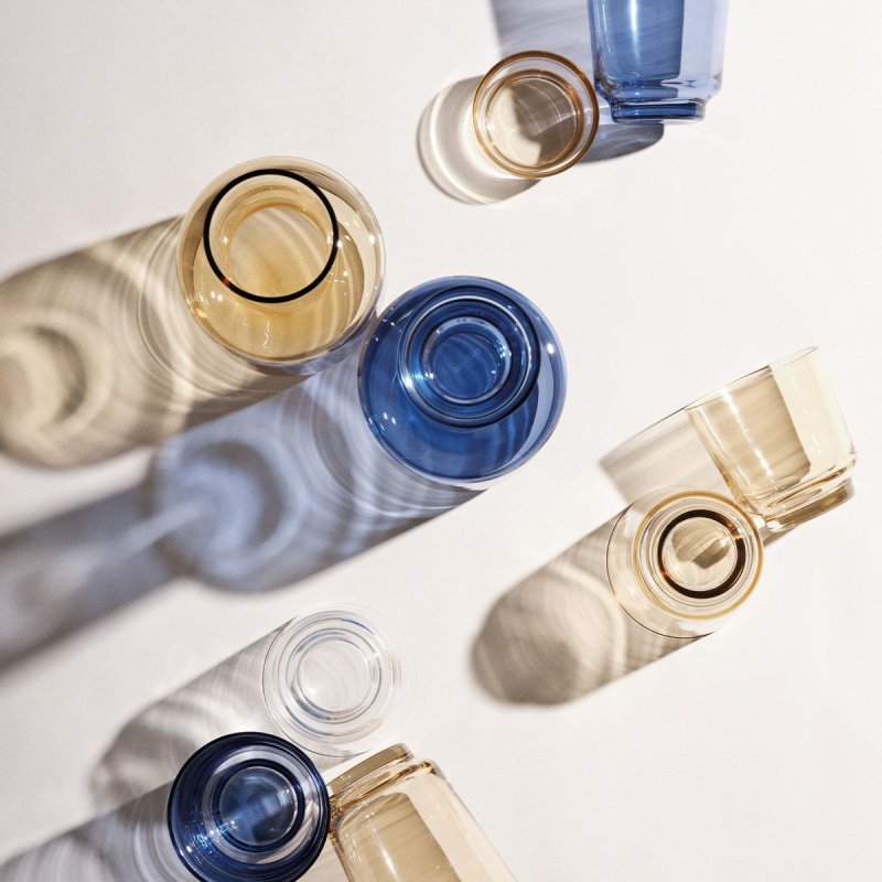 Raise Karaf - Muuto Blauw Glas