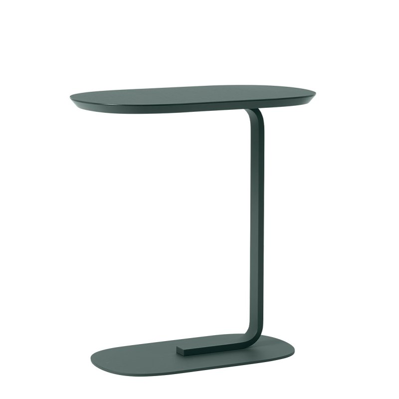 Relate Bijzettafel - Donkergroen - Muuto Groen Metaal