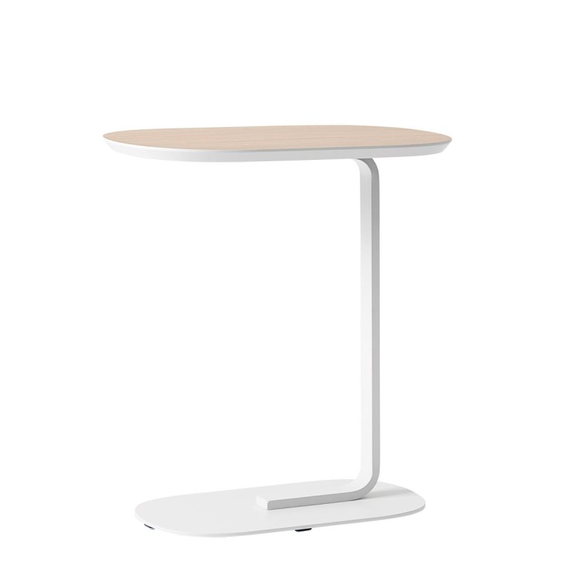 Relate Bijzettafel - Eikenfineer / Wit - Muuto Wit Hout