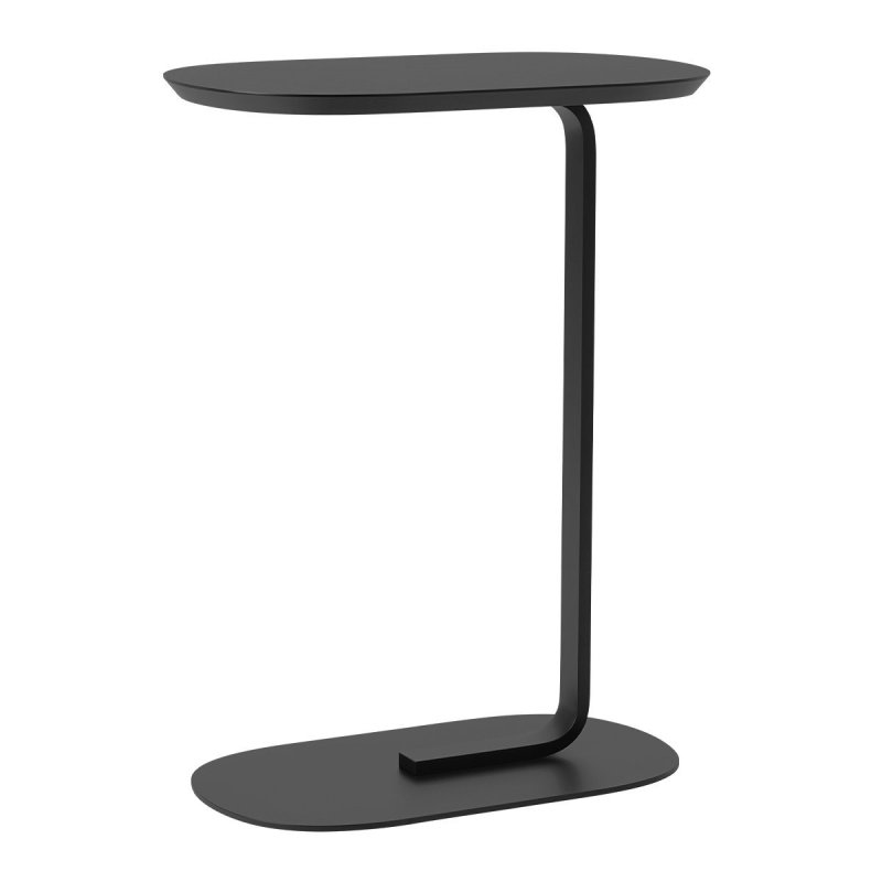 Relate Bijzettafel - Zwart - Muuto Zwart Metaal