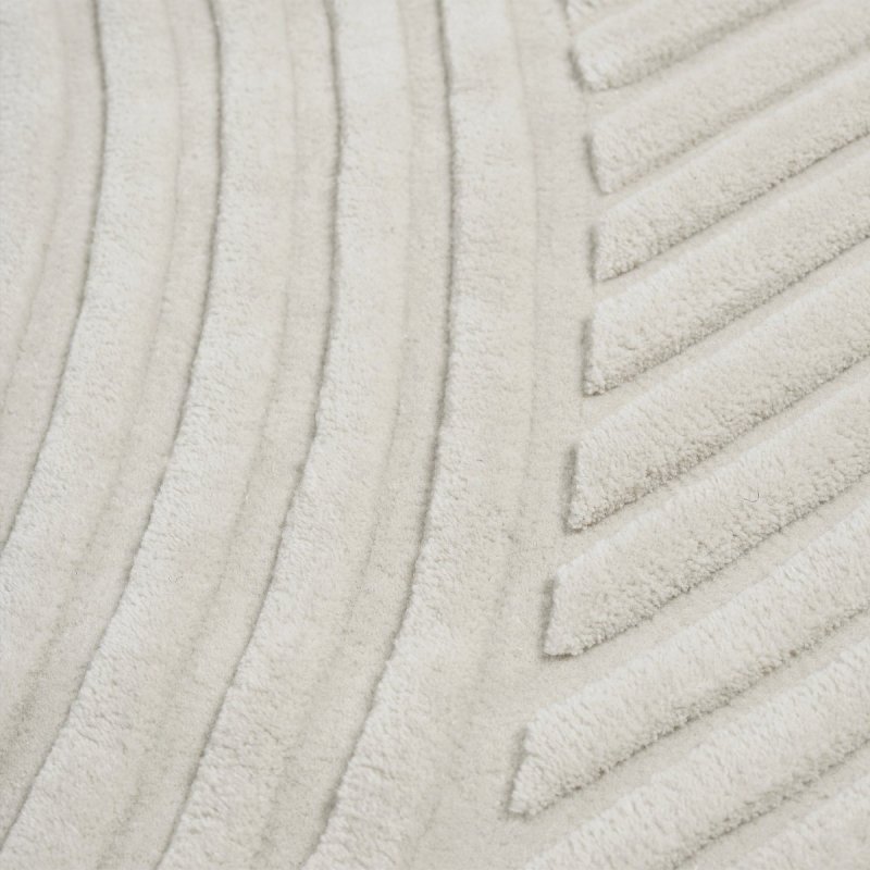 Relevo Vloerkleed - Muuto Wit Wol