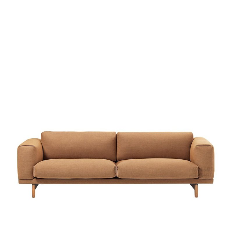 Rest 3-zits Bank - Muuto Creme Stof