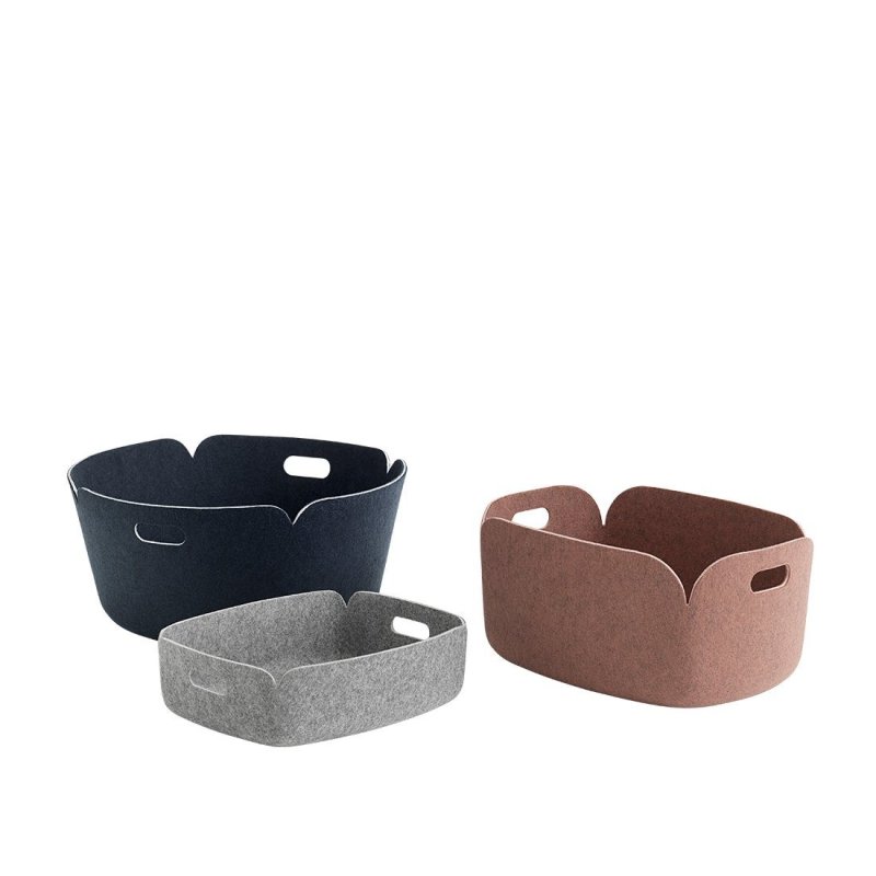Restore Round - Muuto Blauw Stof
