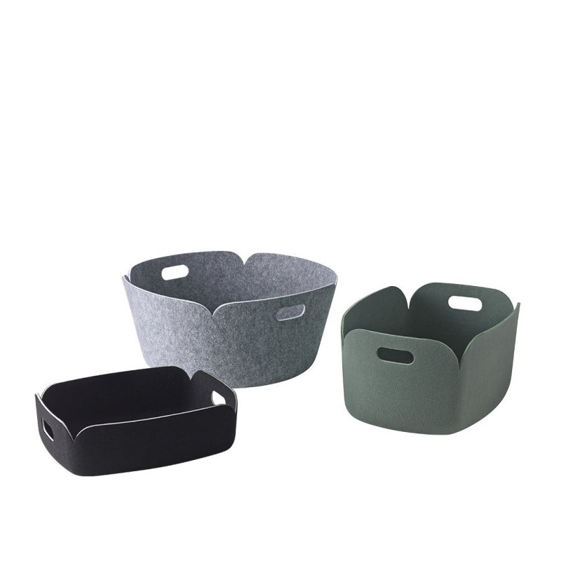Restore Round - Muuto Grijs Stof