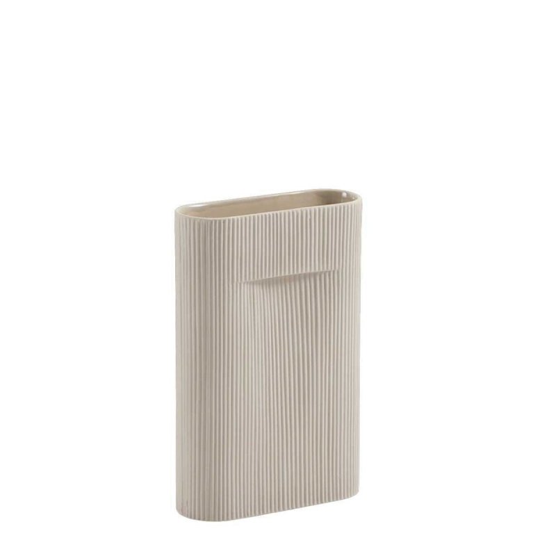 Ridge Vaas - Beige - Muuto Creme Steen