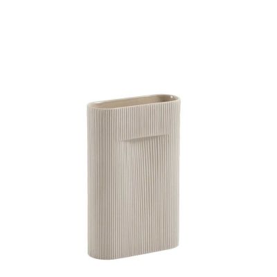 Ridge Vaas - Beige - Muuto Creme Steen