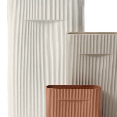 Ridge Vaas - Terracotta - Muuto Bruin Steen
