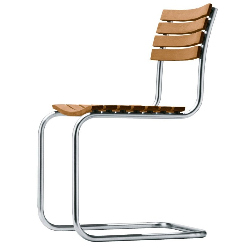 S40 Tuinstoel - Thonet Bruin Hout