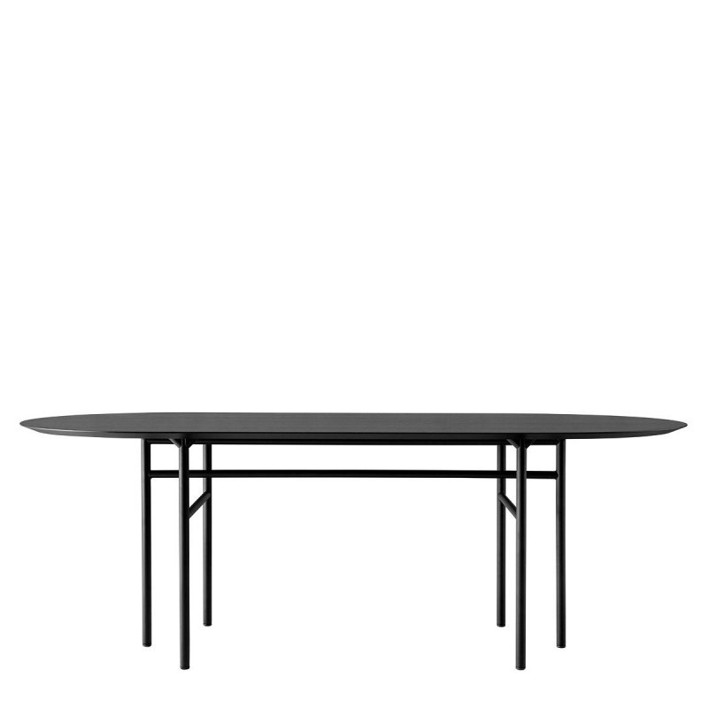 Snaregade Tafel Ovaal - Audo Copenhagen Zwart Hout