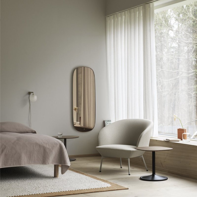 Soft Bijzettafel 45 - Eiken Gerookt - Muuto Zwart