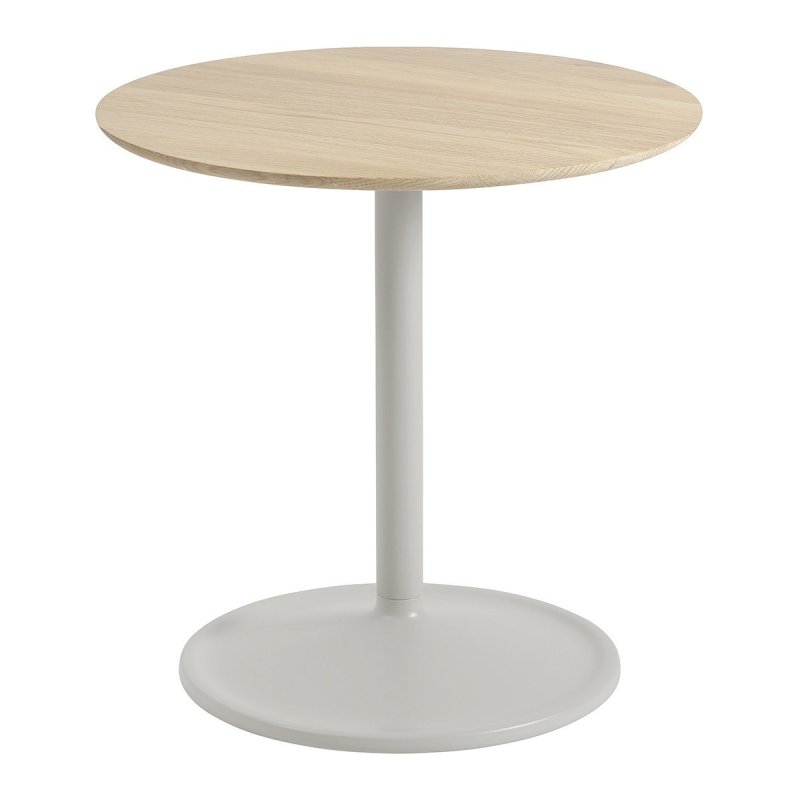 Soft Bijzettafel 48 - Eiken / Grijs