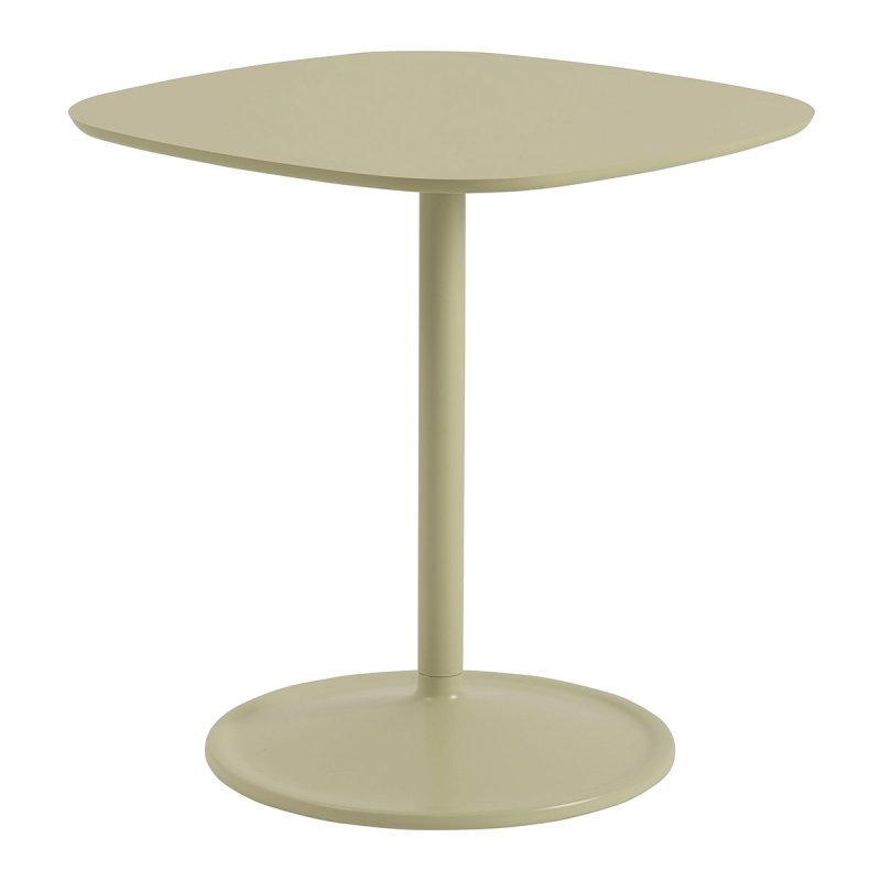 Soft Café Tafel - Muuto Creme Aluminium