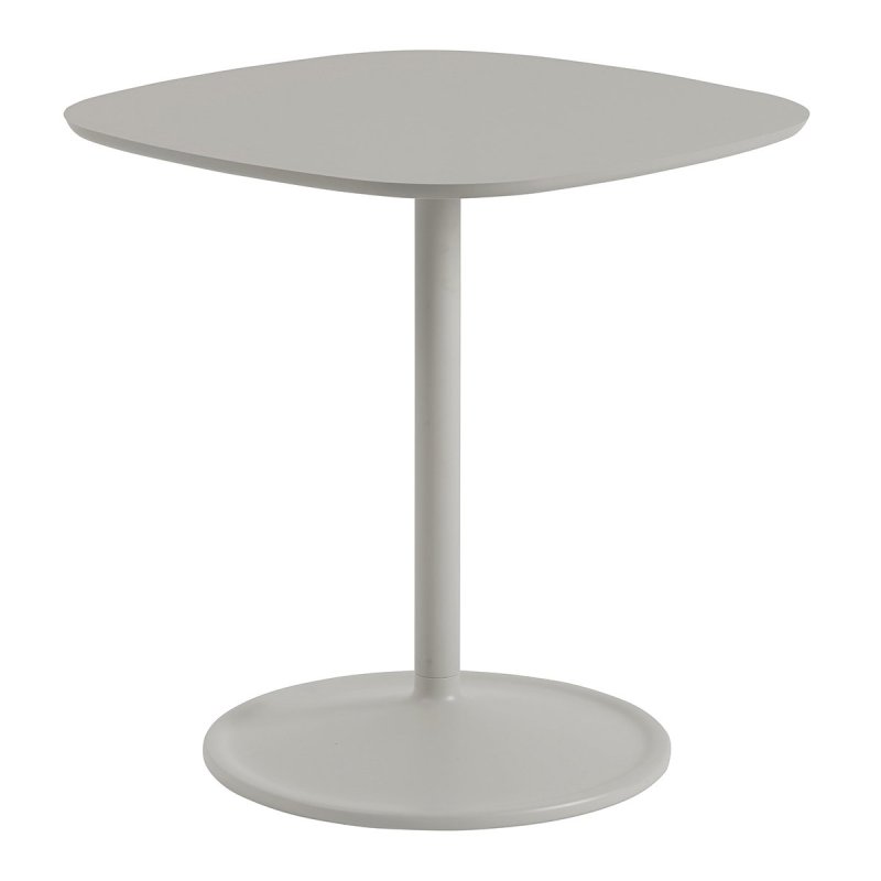 Soft Café Tafel - Muuto Grijs Aluminium