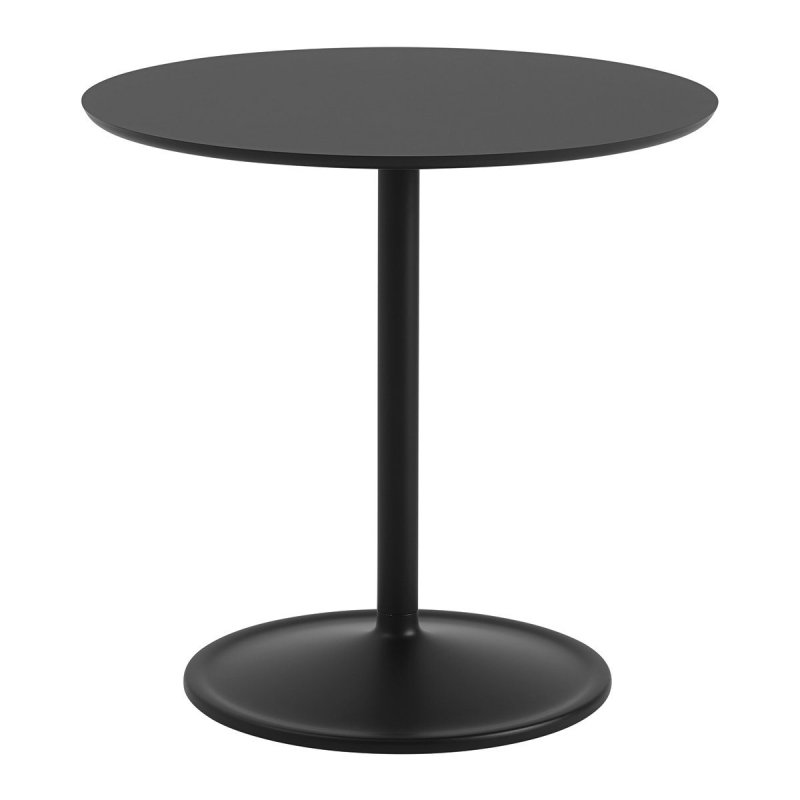 Soft Café Tafel - Muuto Zwart Aluminium
