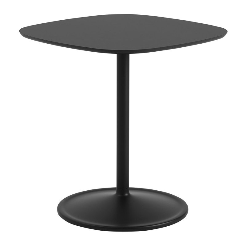 Soft Café Tafel - Muuto Zwart Aluminium