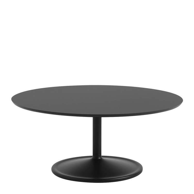 Soft Salontafel - Muuto Zwart Aluminium