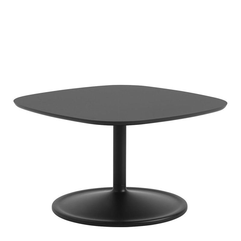 Soft Salontafel - Muuto Zwart Aluminium