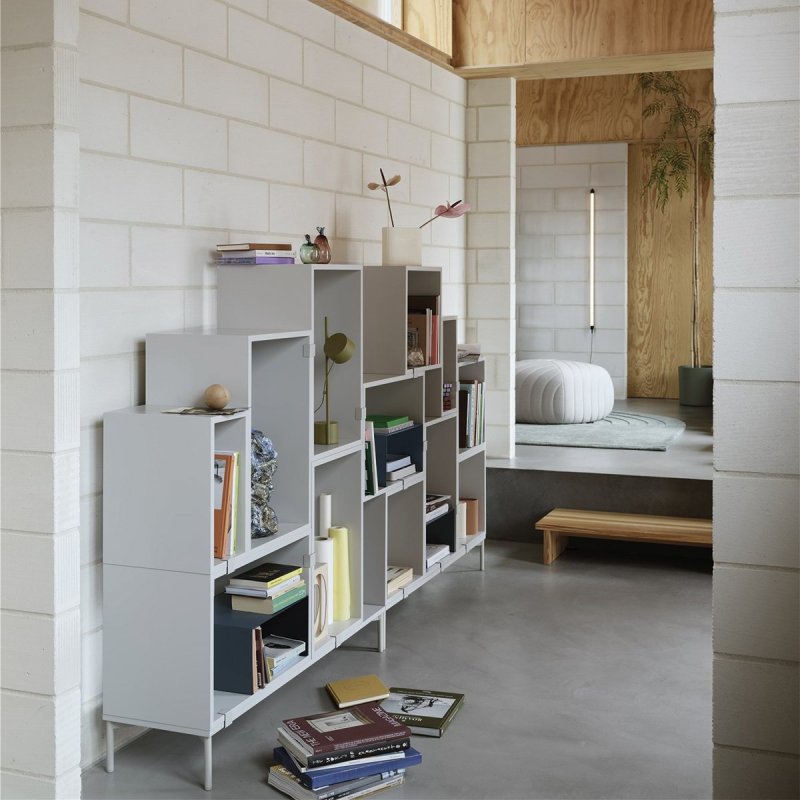 Stacked 2.0 Medium - Muuto Grijs Hout