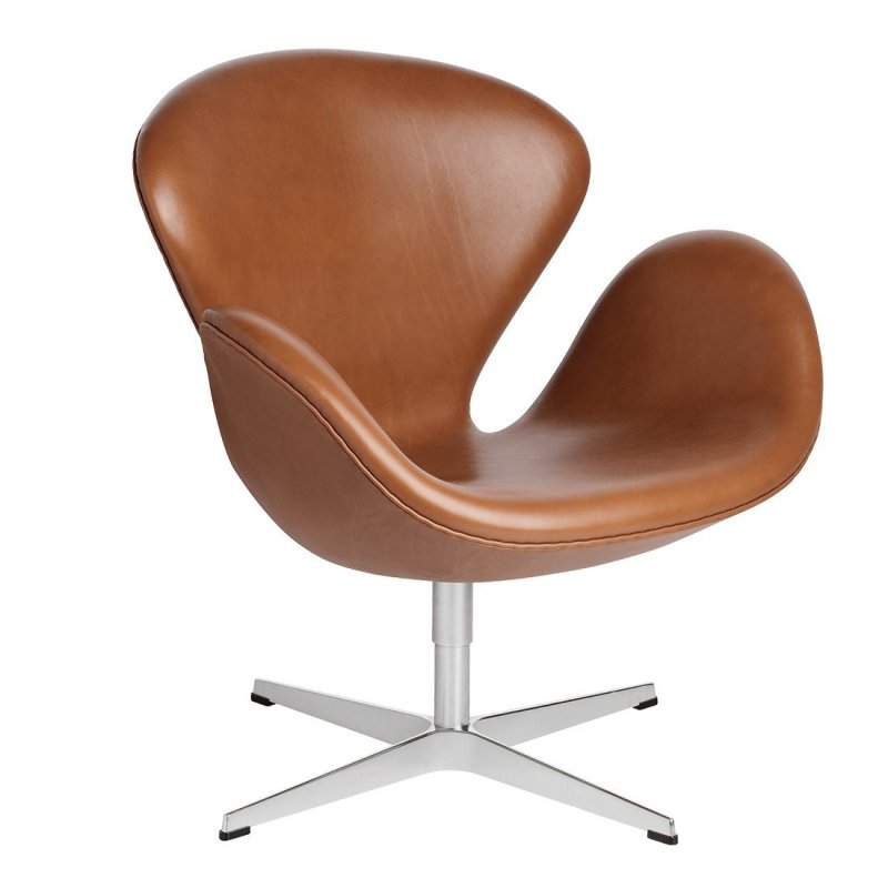 Swan Chair - Fritz Hansen Bruin