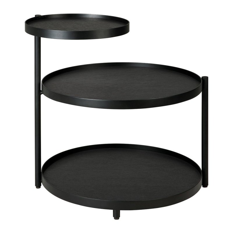 Swivel Tray Bijzettafel - Ethnicraft Zwart Metaal