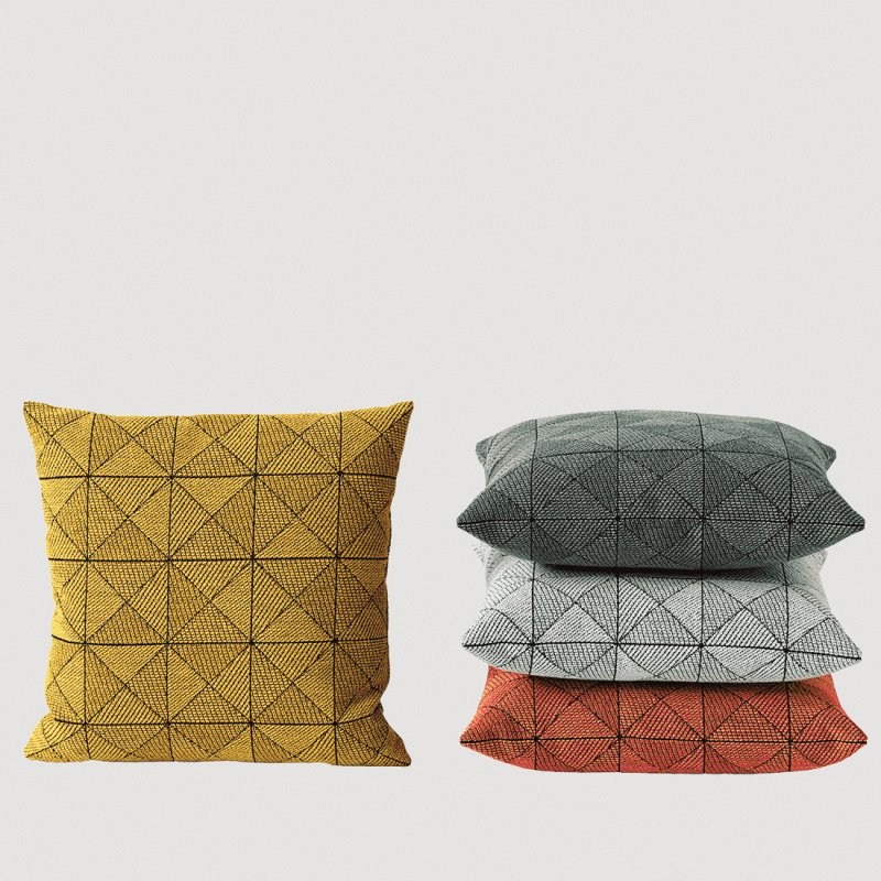 Tile Kussen Geel - Muuto Geel Stof