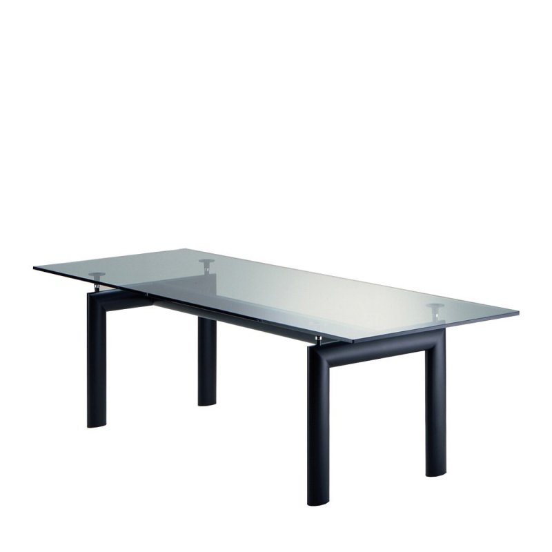 Tube d'Avion Tafel - Zwart - Cassina Transparant Glas