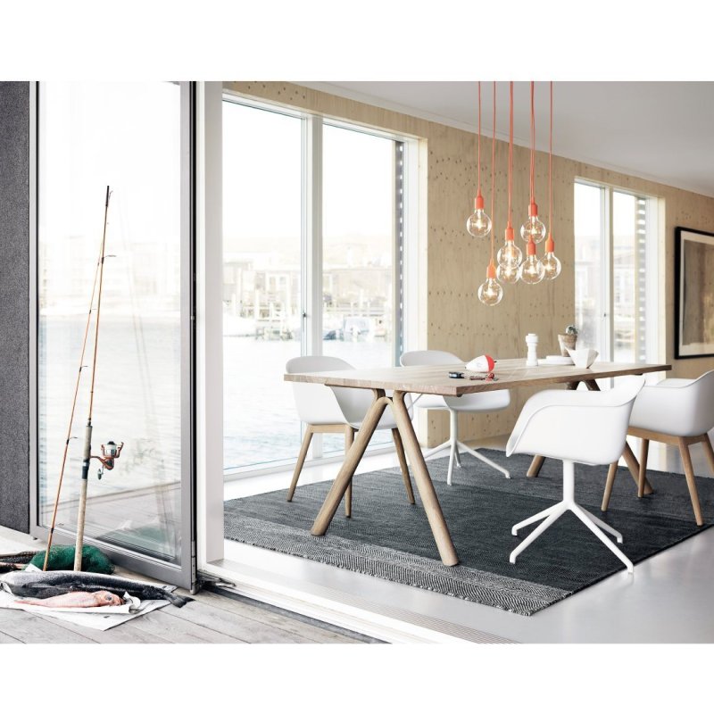 Varjo Rug - Donkergrijs - Muuto Grijs Stof