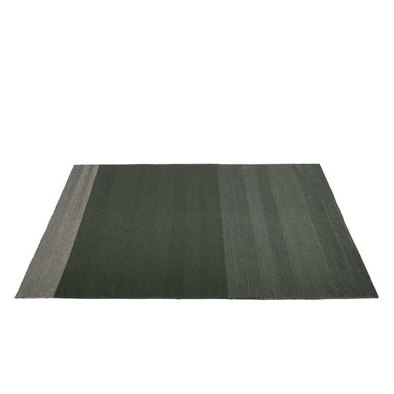 Varjo Rug - Donkergroen - Muuto Groen Stof
