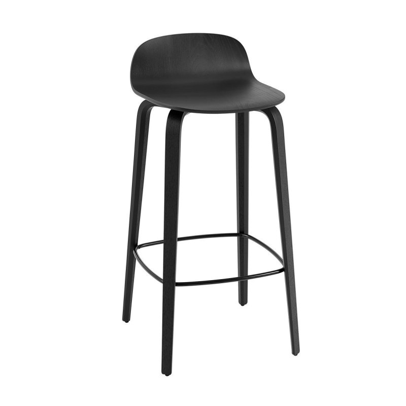 Visu Barkruk High - Muuto Zwart Hout
