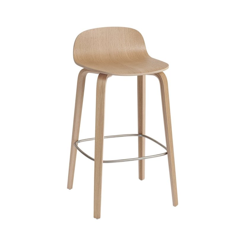 Visu Barkruk Low - Muuto Bruin Hout