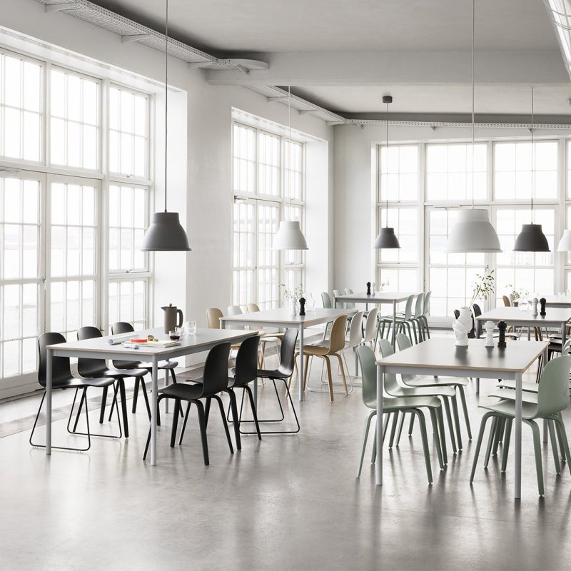 Visu Chair Sled - Muuto Bruin Hout