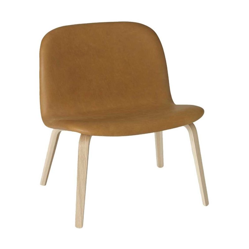 Visu Fauteuil - Muuto Bruin Leder