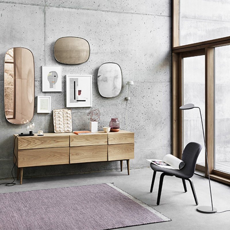 Visu Fauteuil - Muuto Zwart Hout