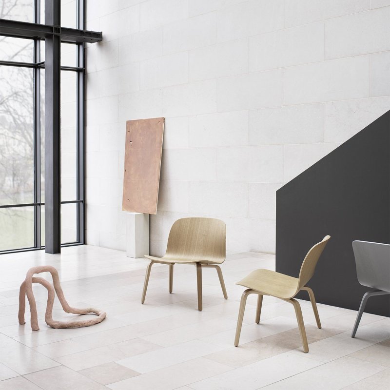 Visu Lounge - Muuto Bruin Hout