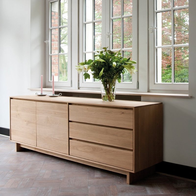 Wave Dressoir - Eiken - Ethnicraft Bruin Hout