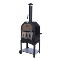 BBGrill Lorenzo Outdoor Oven Barbecues Zwart Staal