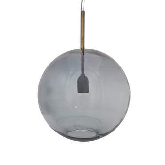 BePureHome Bold Hanglamp L/Ø 40 cm Verlichting Grijs Glas