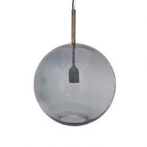 BePureHome Bold Hanglamp M/Ø 30 cm Verlichting Grijs Glas
