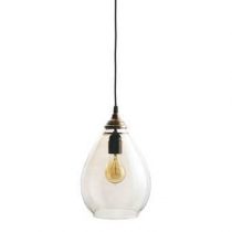 BePureHome Simple Hanglamp L Verlichting Brons Glas