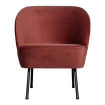BePureHome Vogue Fauteuil Stoelen Rood Polyester