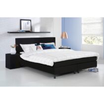 Beter Bed Basic Box Watford vlak met gestoffeerd matras - 120 x 200 cm Bedden Zwart Polyester