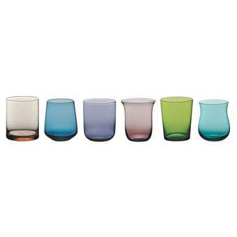 Bitossi Home Desigual Waterglazen - 6 st. Glasservies Multicolor Glas